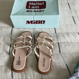 Brand new never worn kids sandals